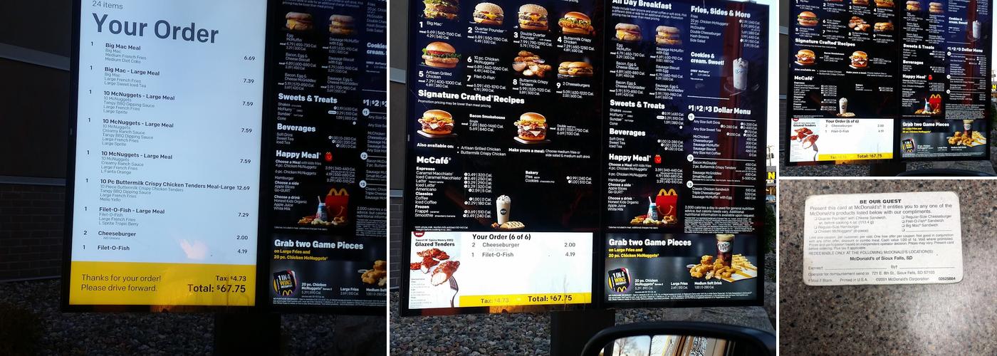 McDonald's Menu