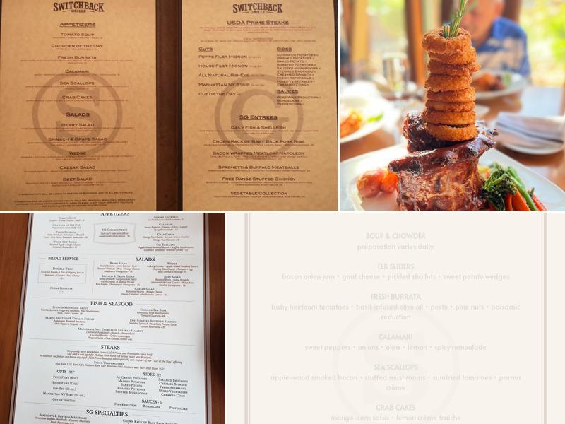 Switchback Grille Menu