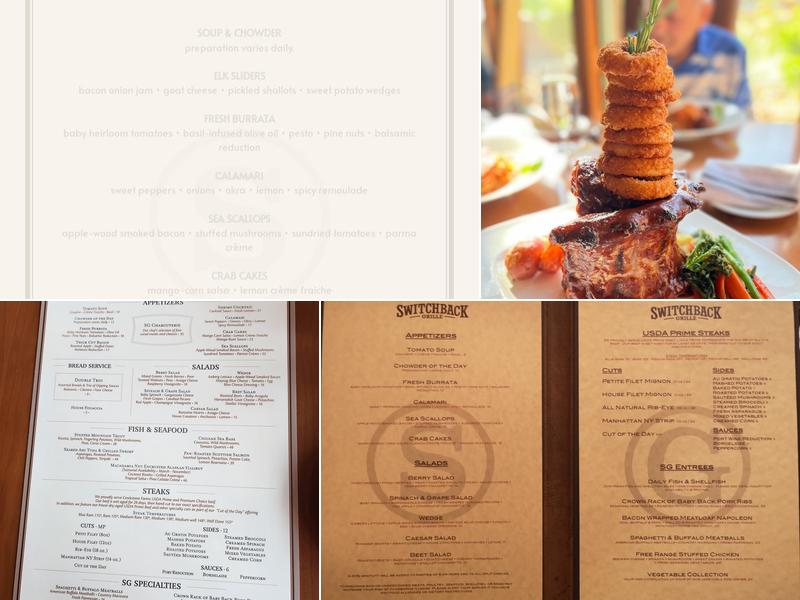 Switchback Grille Menu