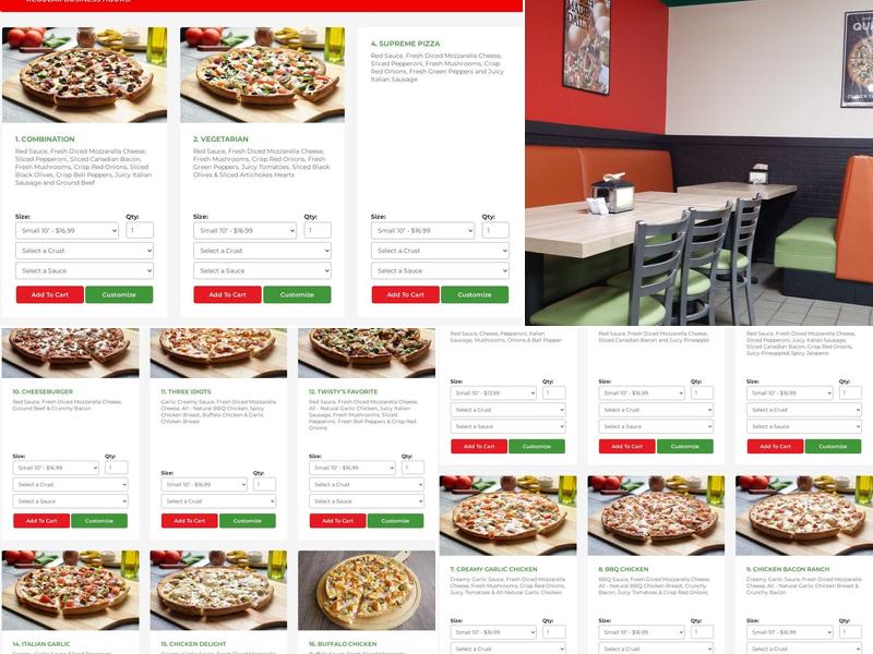 Chicago's Pizza With A Twist Menu