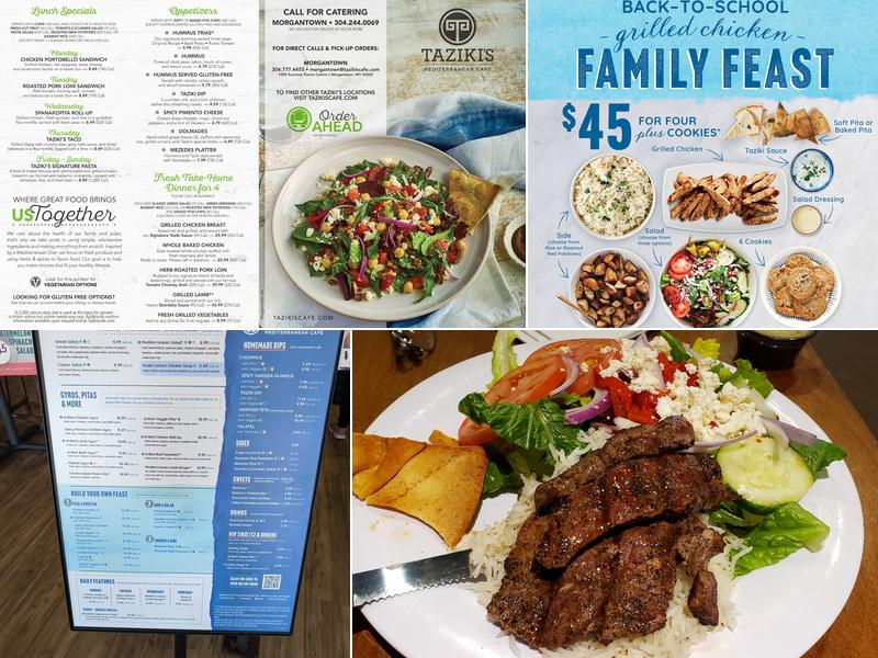Taziki's Mediterranean Cafe - Suncrest Menu