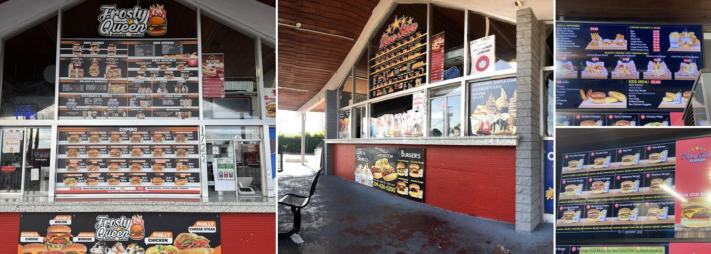 Five Star Burger Merced Menu