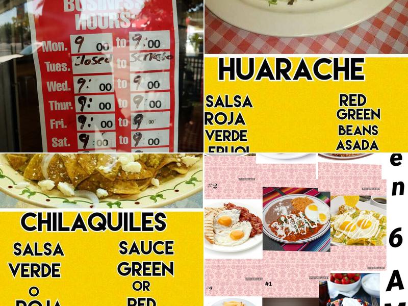 Tequila Restaurant Menu