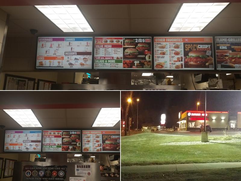 Burger King Menu