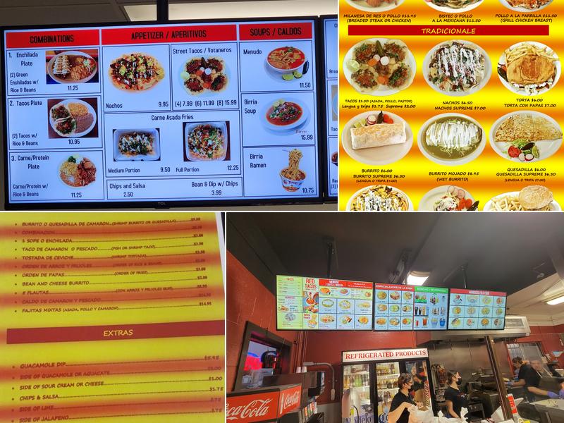 EL PALMAR TAQUERIA Menu