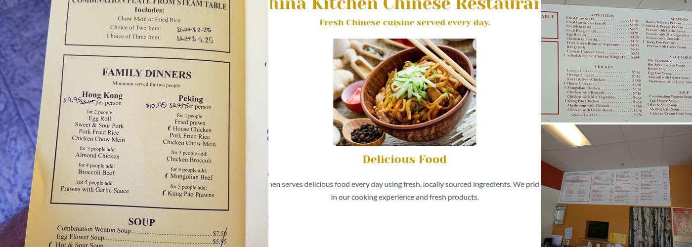 Chinese Kitchen Menu