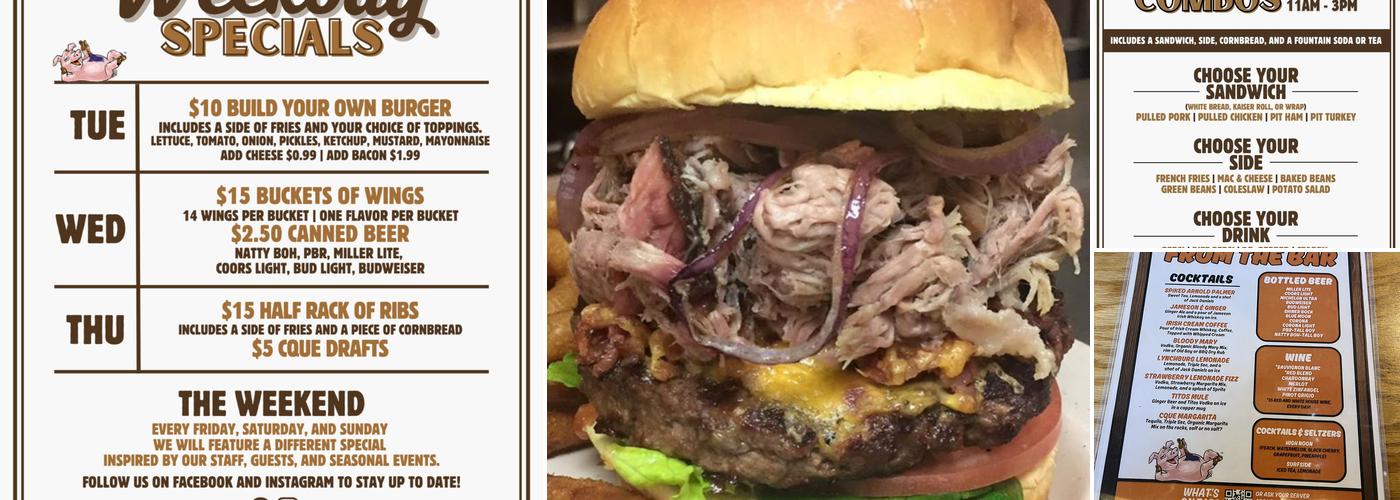 CarterQue BBQ & Grilling Co. Menu