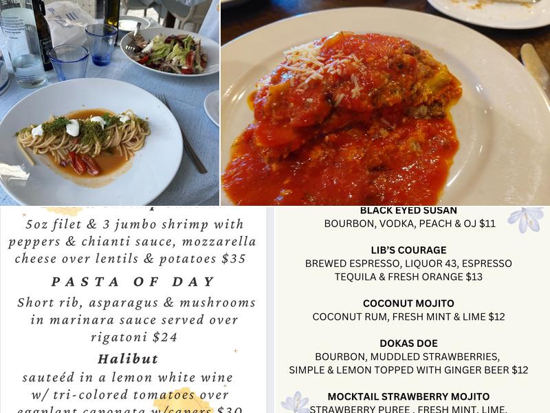 Liberatores Ristorante Menu