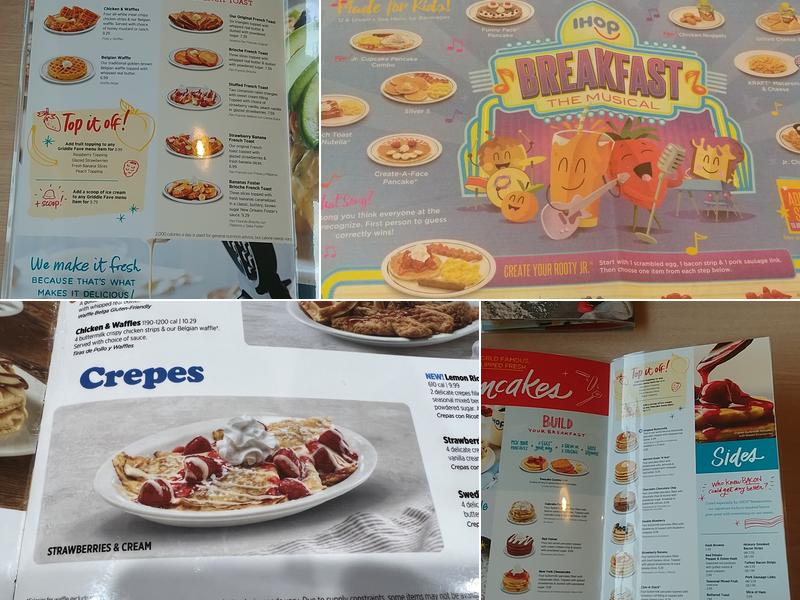 IHOP Menu