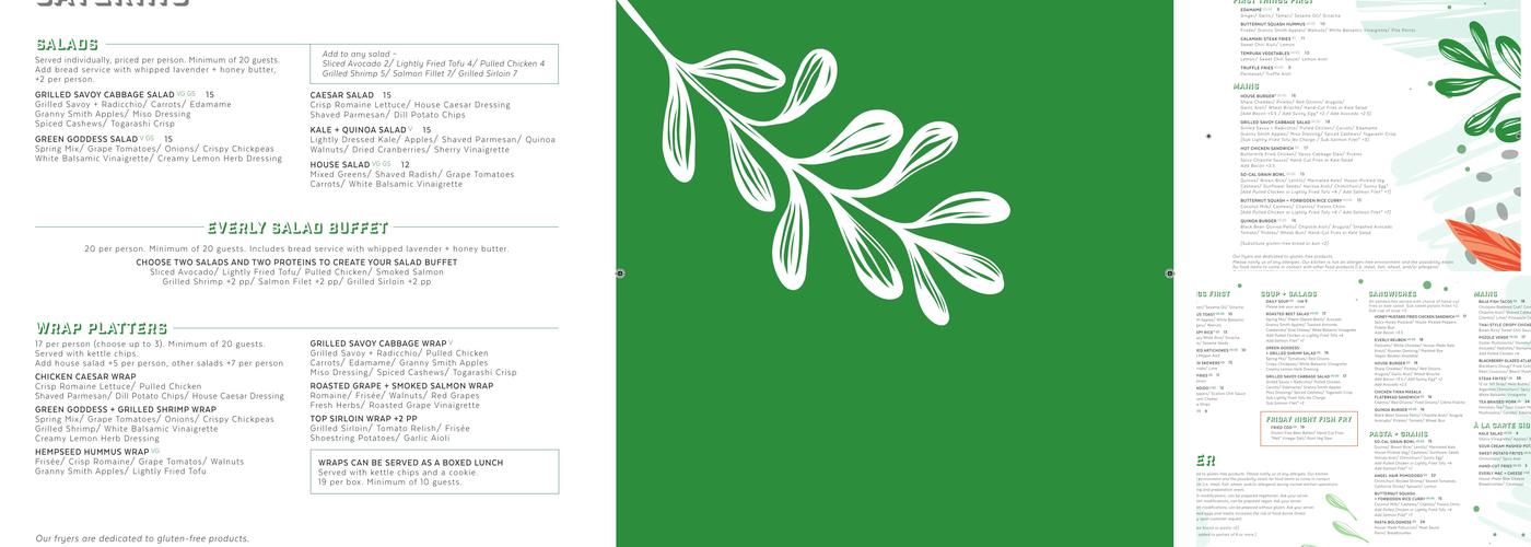 Everly Menu