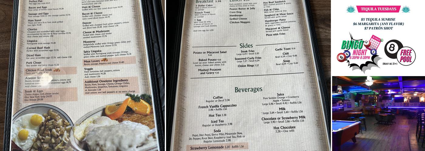 Almond Tree Restaurant Menu