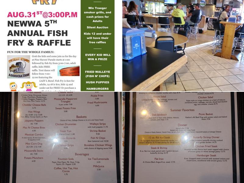 R Place Bar and Grill Menu