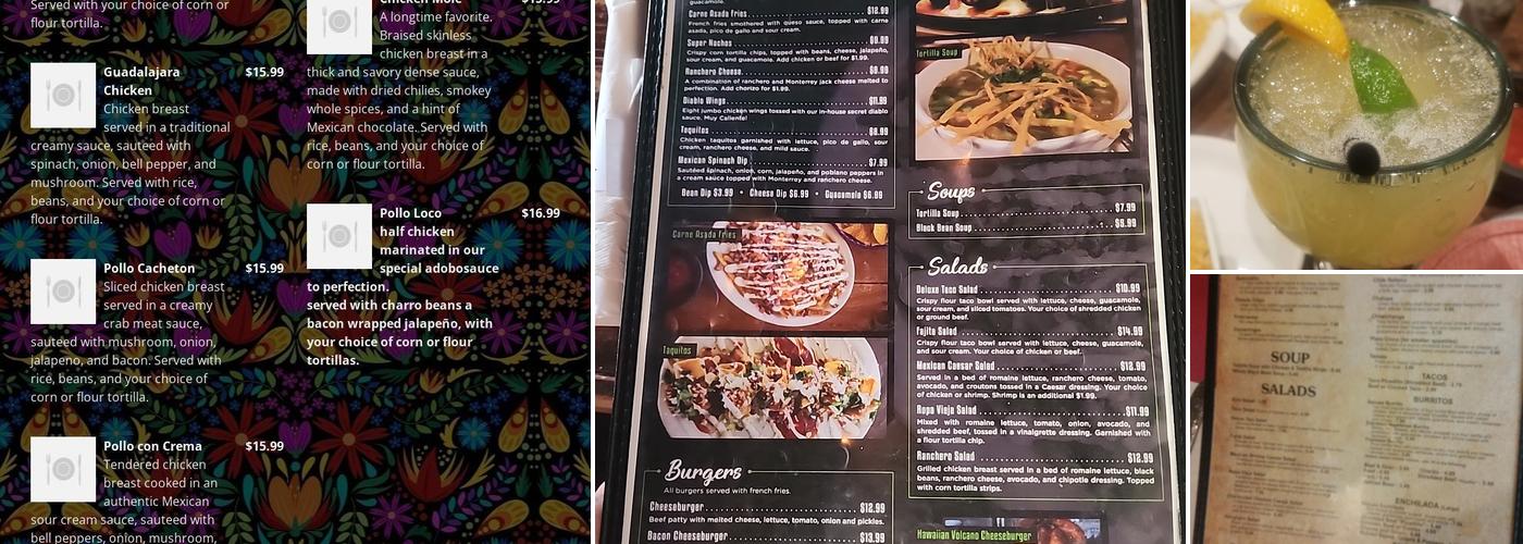 Las Margaritas | Gillette Menu