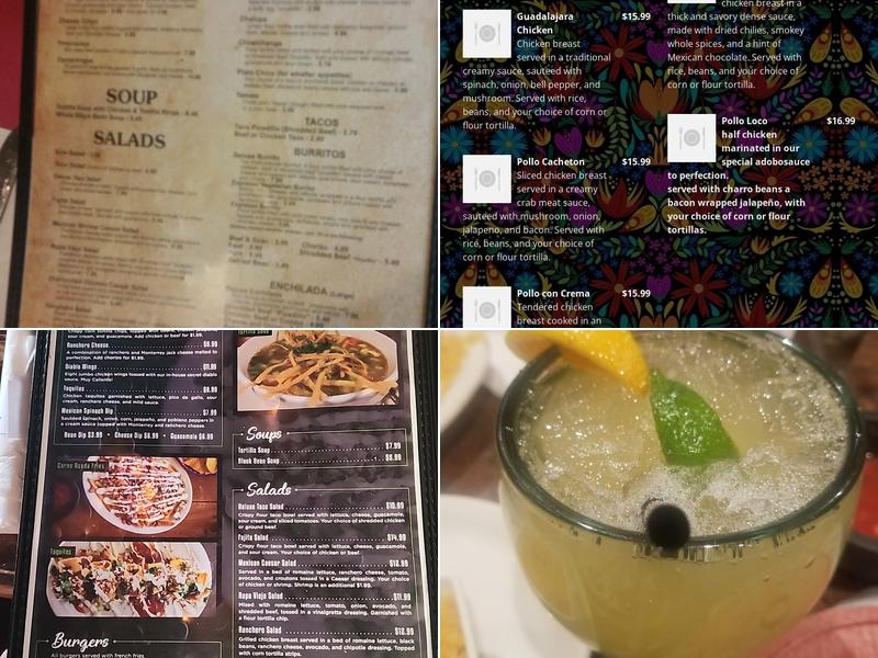 Las Margaritas | Gillette Menu