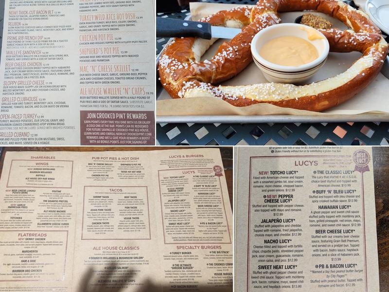 Crooked Pint Ale House Menu