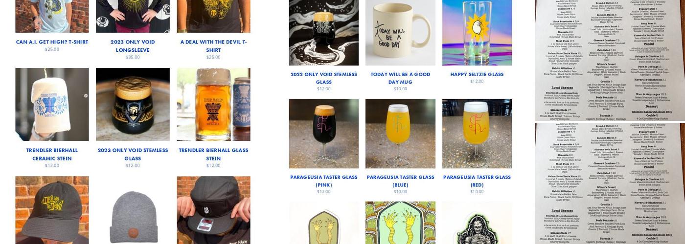 Tired Hands BrewCafé Menu