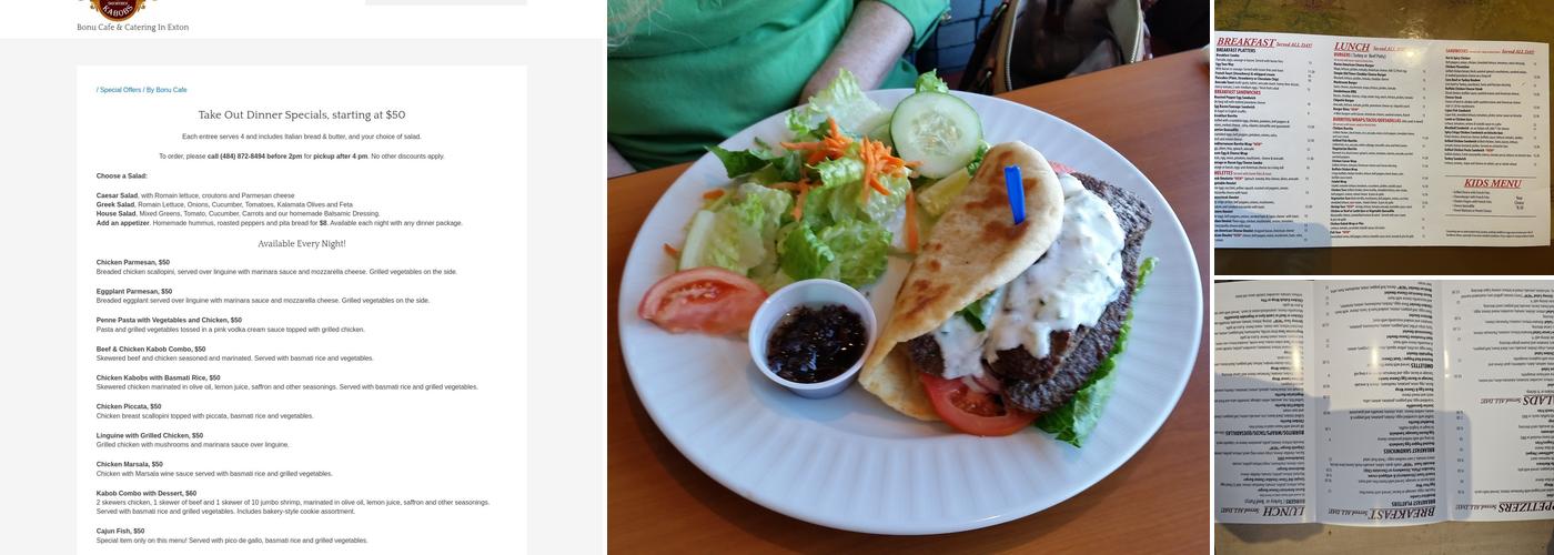 BONU Cafe Express Menu
