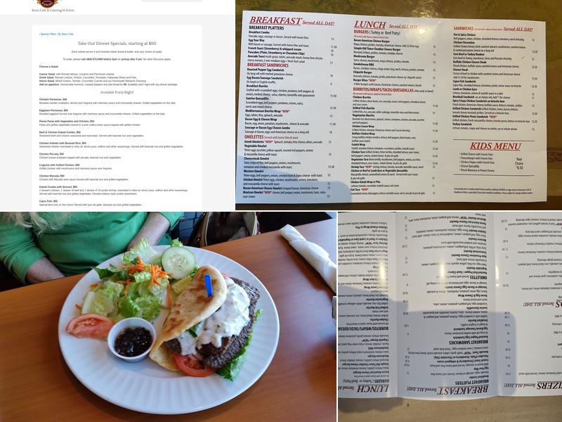 BONU Cafe Express Menu