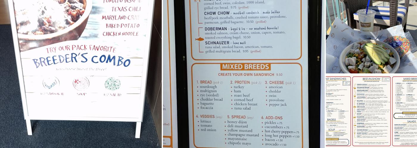 Purebread Deli Menu