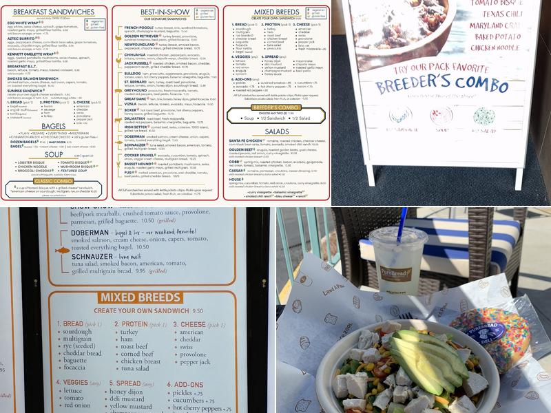 Purebread Deli Menu