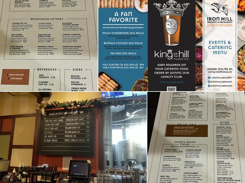 Iron Hill Brewery & Restaurant Menu