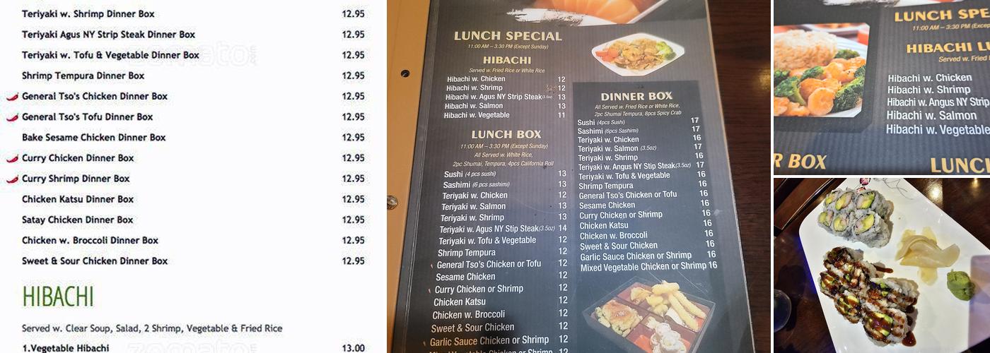 Michi Sushi Cafe Menu