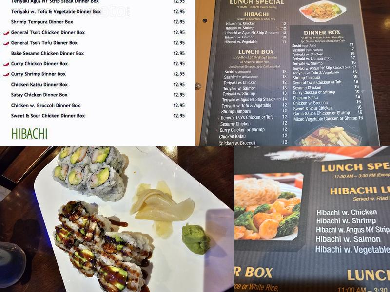 Michi Sushi Cafe Menu