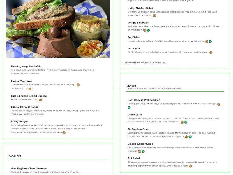 Dixie Picnic Menu