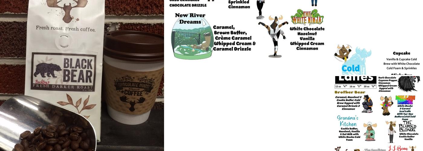 Chocolate Moose Coffees Menu