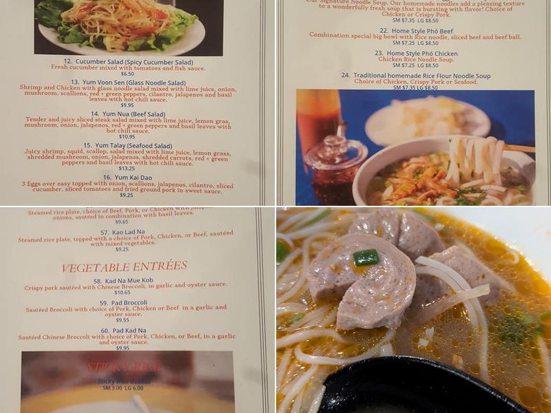 Vohn's Restaurant Menu