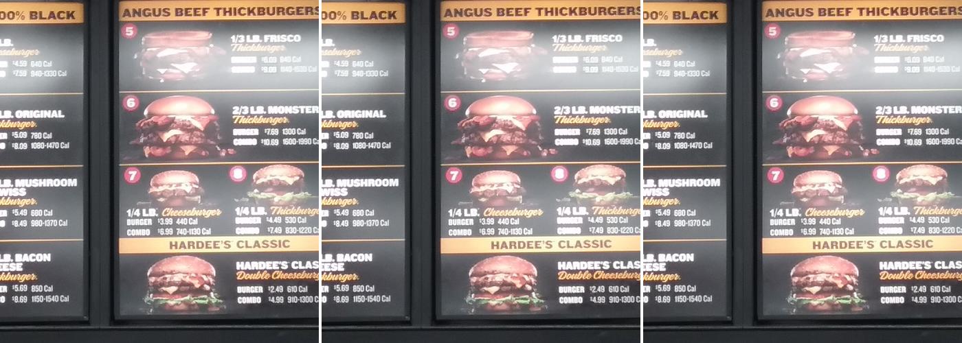 Hardee’s Menu