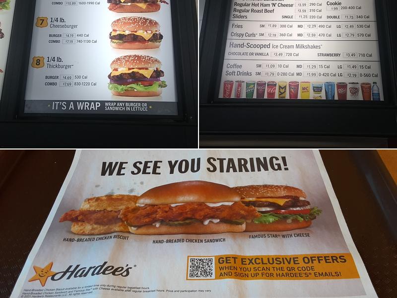 Hardee’s Menu