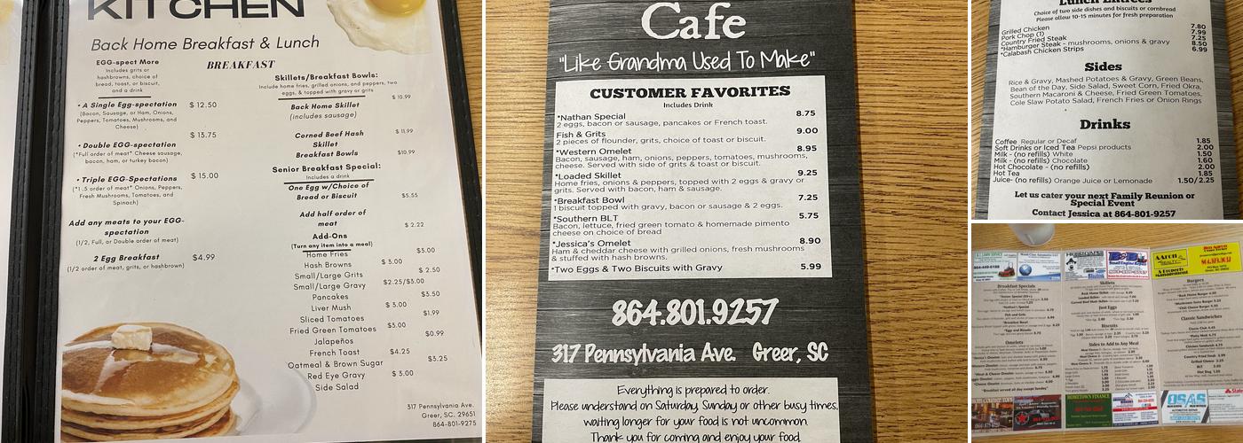 ELOHIMS Kitchen “THE KITCHEN” Menu