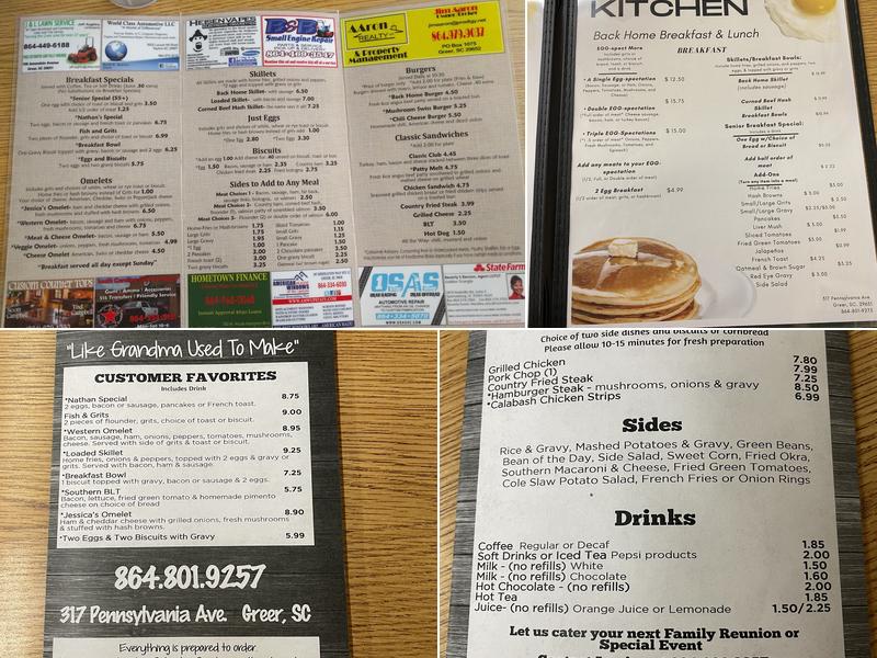 ELOHIMS Kitchen “THE KITCHEN” Menu