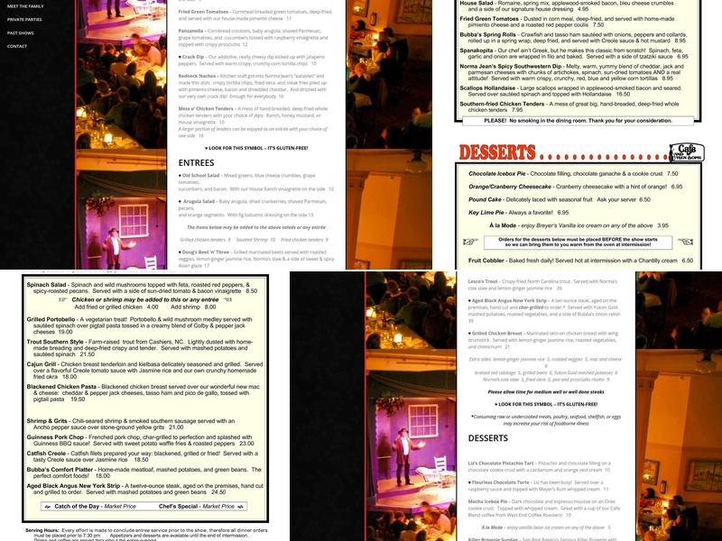 Cafe And Then Some Menu