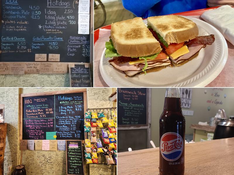 Marci Jo's Olde Mountain Store Menu