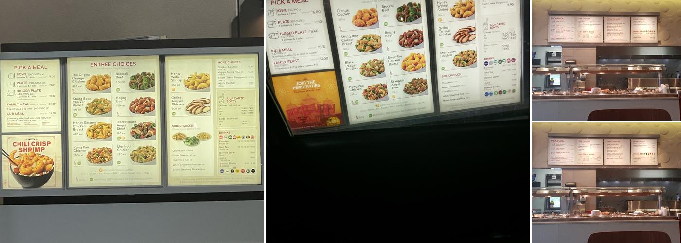 Panda Express Menu