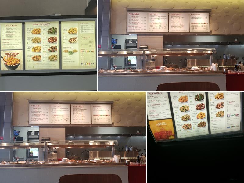 Panda Express Menu