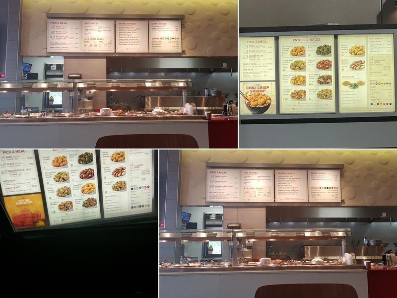 Panda Express Menu