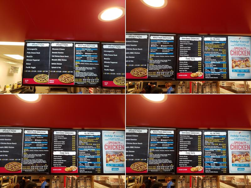 Domino's Pizza Menu