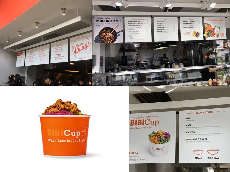 BIBIBOP Asian Grill Menu