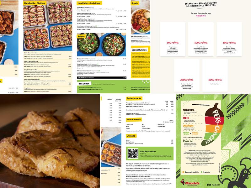 Nando's PERi-PERi Menu