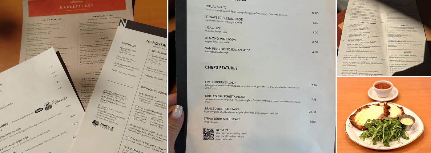 Marketplace Cafe Menu