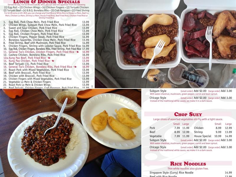 Pan Asia Restaurant Menu