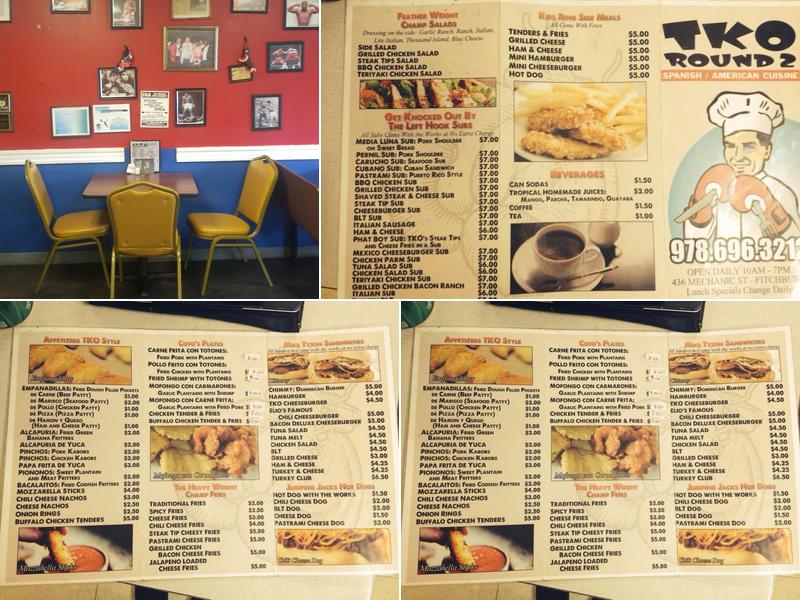 TKO Menu