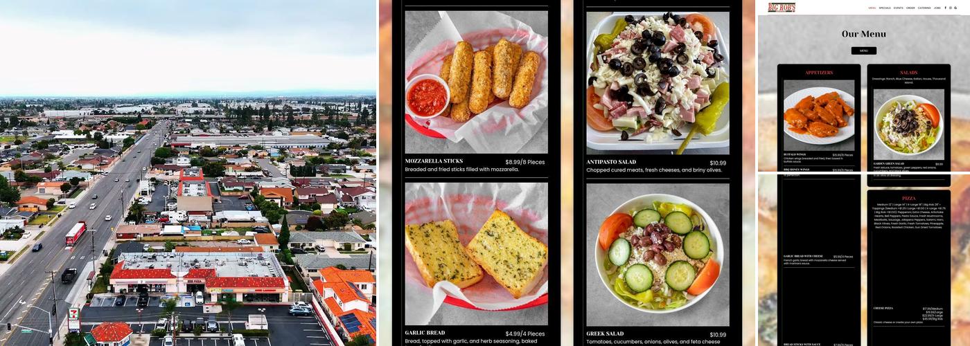 Big Rob's Pizzeria Menu