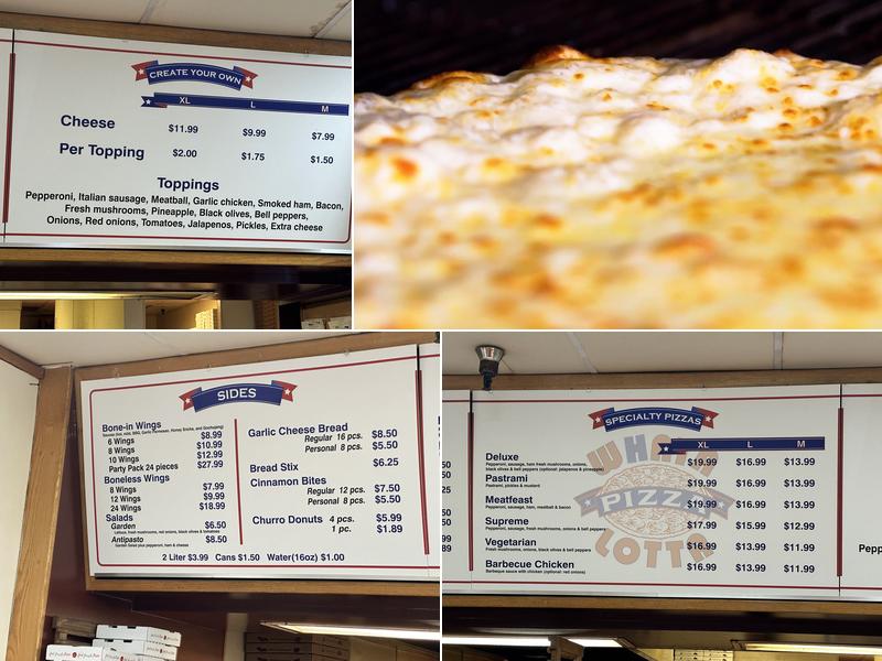 Whata Lotta Pizza Menu