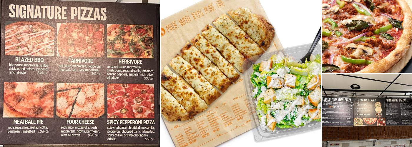 Blaze Pizza Menu