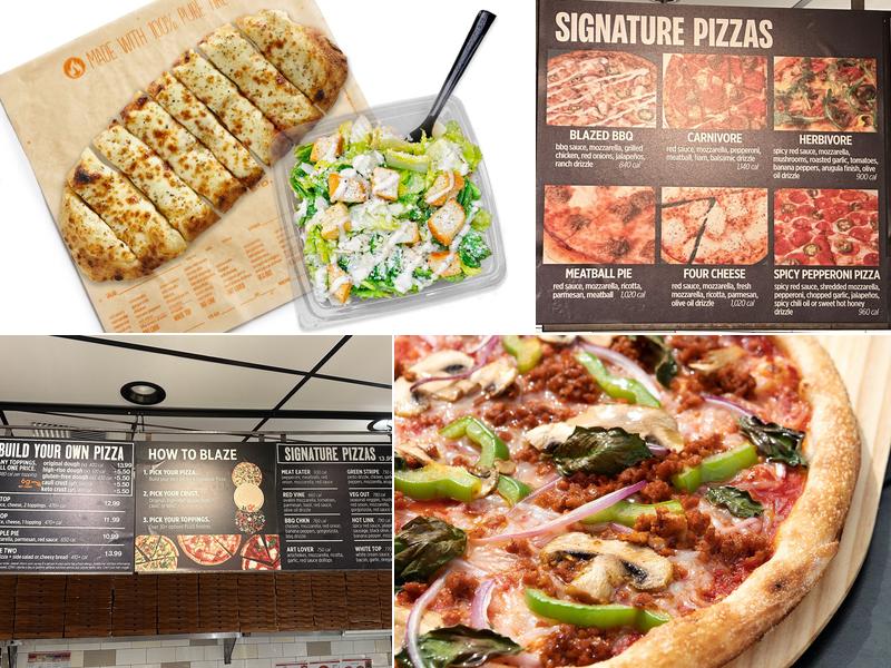 Blaze Pizza Menu
