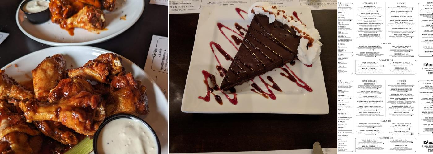 Ember Woodfire Grill Menu